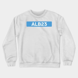 Alexander Albon 23 - Driver Tag #3 Crewneck Sweatshirt